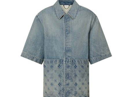 Chemise Workwear à Manches Courtes en Denim LOUIS VUITTON Online