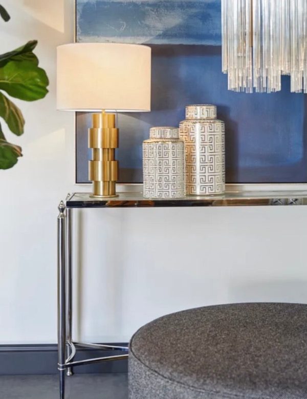 Soho Nickel Console Table Online now