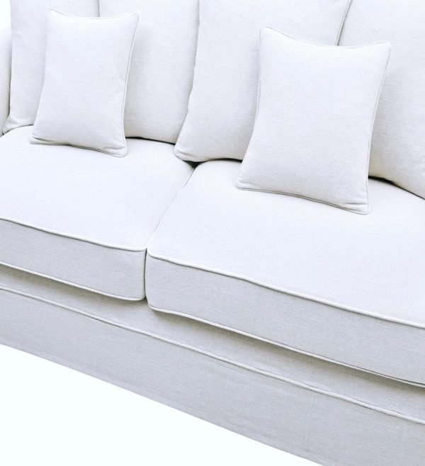 Hampton 3 Seater Sofa Ivory on Sale