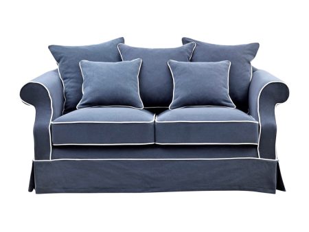 Ayla Hamptons 2 Seater Sofa Navy Online