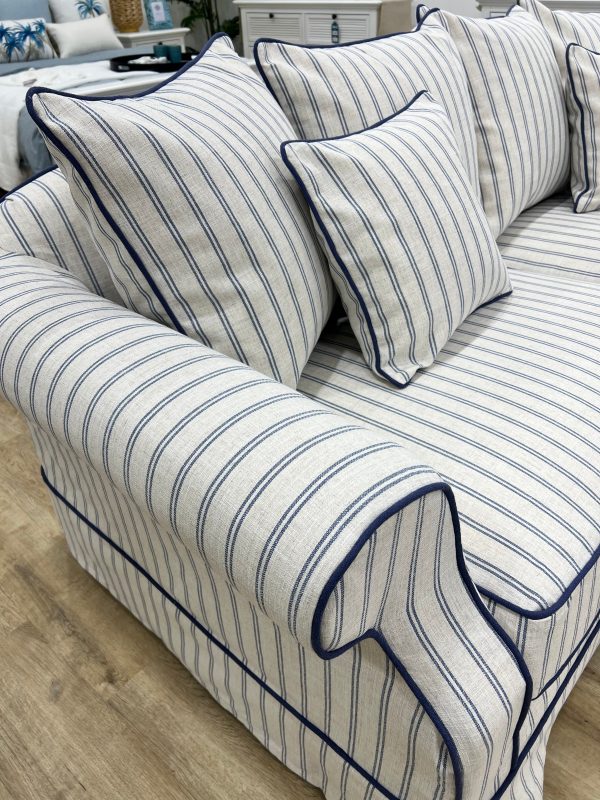 Ayla Hamptons Armchair Pinstripe Fashion