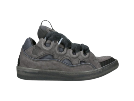 Baskets LANVIN Curb Black Grey on Sale