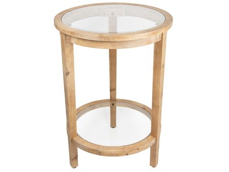 Yass Timber Dbl Shelf Round Table For Discount