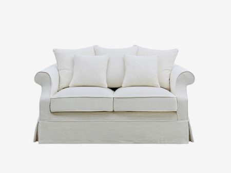 Ayla Hamptons 2 Seater Sofa Ivory on Sale