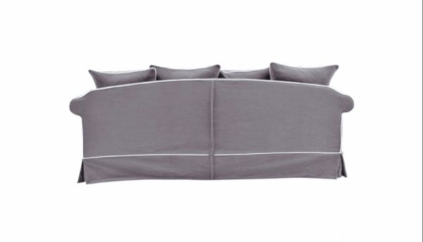 Ayla Hamptons 3 Seater Sofa Grey Cheap