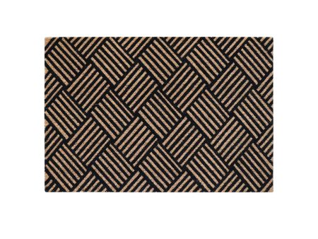 Weave Black Doormat Supply