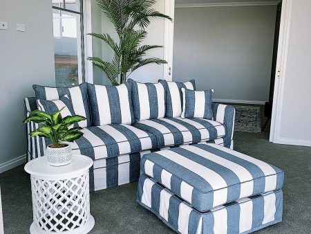 East Hampton Denham Stripe 3 Seater Sofa For Cheap