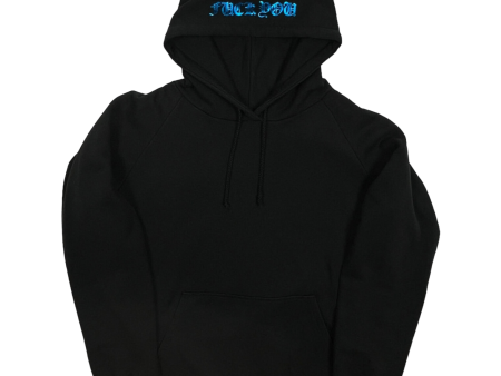 Chrome Hearts Black Teal Blue Hoodie Sale