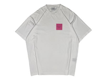 Vetements White Pink Tee Discount