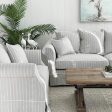 Ayla Hamptons 2 Seater Sofa Silvergrey on Sale