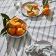 Capri Blue Stripe Tablecloth Sale