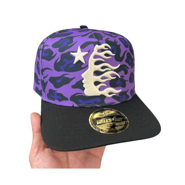 Cap Cheetah Purple | Hellstar Fashion