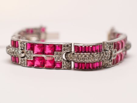 Unsigned Deco Crystal Bracelet Online Sale