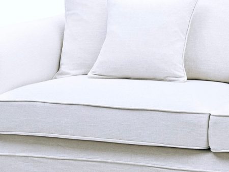 Hampton  2.5 Seater Sofa Ivory on Sale