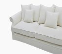 Ayla Hamptons 3 Seater Sofa Ivory Online Sale