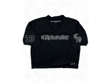 Chrome Hearts Black Mesh Stadium Football Jersey Vintage Sale