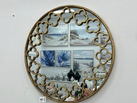 Walken Quatrefoil Gold mirror Online