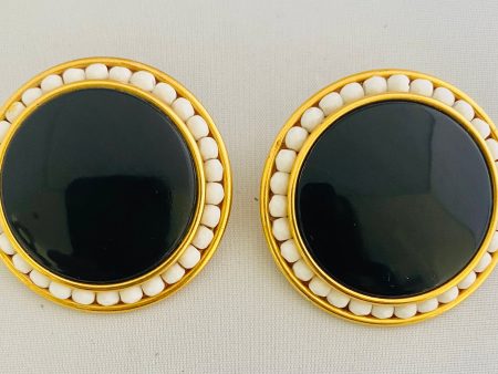 Black and White Earrings For Cheap