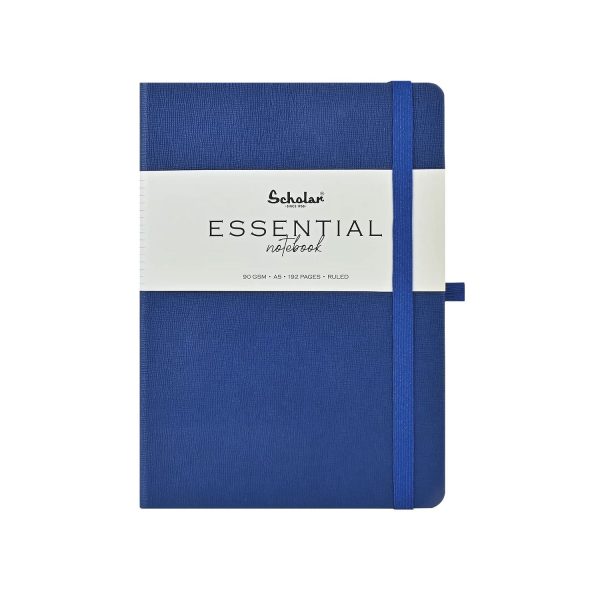 Scholar Essential Blue Notebook - A5, Ruled Sale