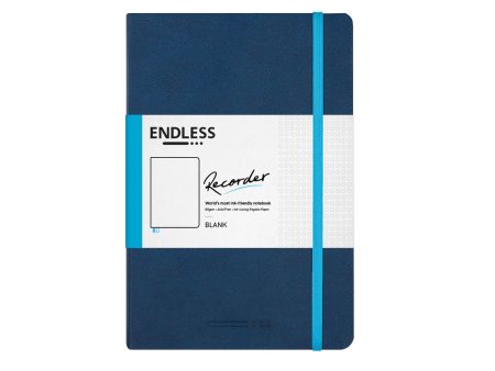 Endless Recorder Deep Ocean Regalia Notebook - A5, Plain Supply