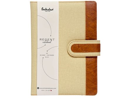 Scholar Regent Khaki Notebook - A5, Ruled Online