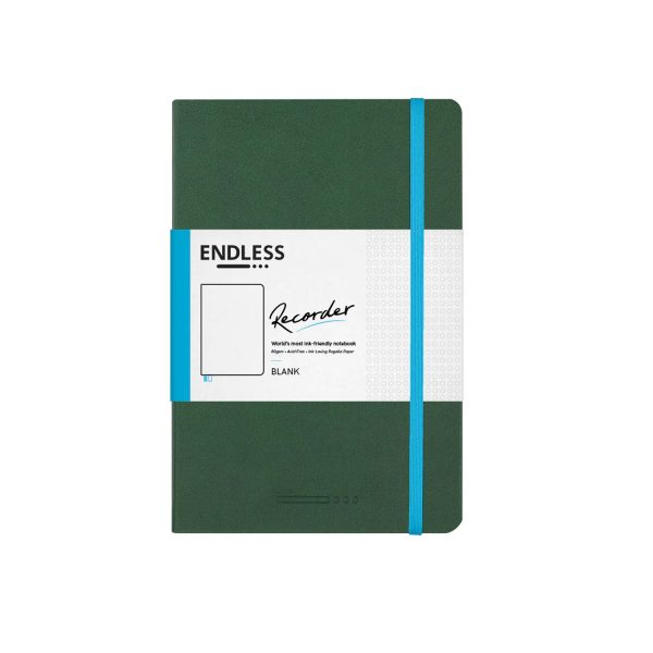 Endless Recorder Forest Canopy Regalia Notebook - A5, Plain Cheap