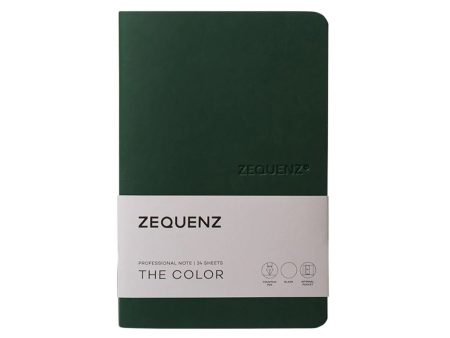 Zequenz Color Notebook, Emerald - A5, Ruled Online Hot Sale