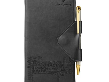 Pierre Cardin Thank You Gift Set of Black Diary & Ball Pen Sale