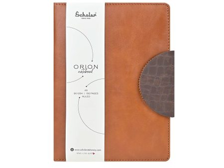 Scholar Orion Tan Notebook - A5, Ruled Sale