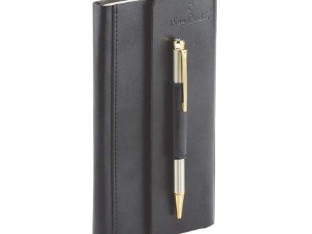 Pierre Cardin Business Gift Set of Black Notebook & Ball Pen Online Hot Sale