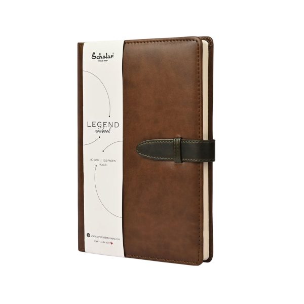 Scholar Legend Coffee Notebook - A5, Ruled Online Hot Sale