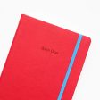 Endless Recorder Crimson Sky Red Regalia Notebook - A5, Ruled Fashion