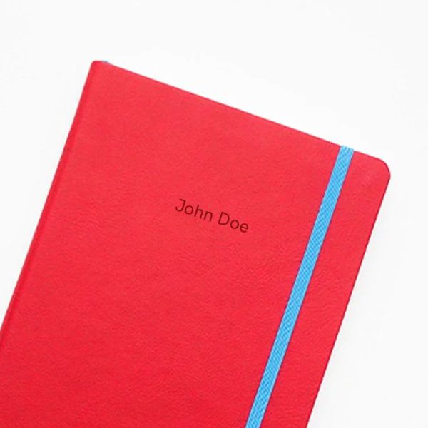 Endless Recorder Crimson Sky Red Regalia Notebook - A5, Ruled Fashion