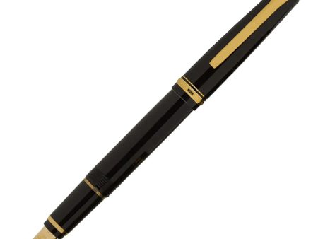 Pilot Falcon Resin Fountain Pen - Black GT Discount