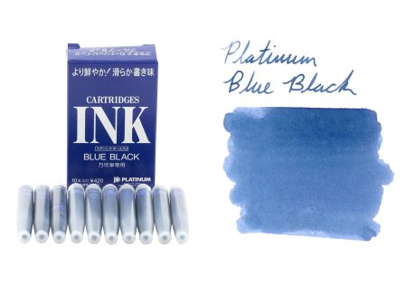 Platinum Dye Ink Cartridge  Pack of 10 - Blue Black Sale