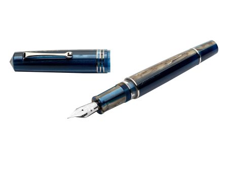 Leonardo Momento Zero Grande 2.0 Fountain Pen - Dark Hawaii CT Cheap