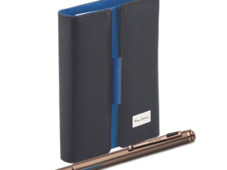 Pierre Cardin Planet Gift Set of Premium Blue Organizer & Multifunction Ball Pen on Sale