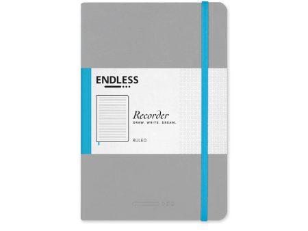 Endless Recorder Mountain Snow Regalia Notebook - A5, Ruled For Sale