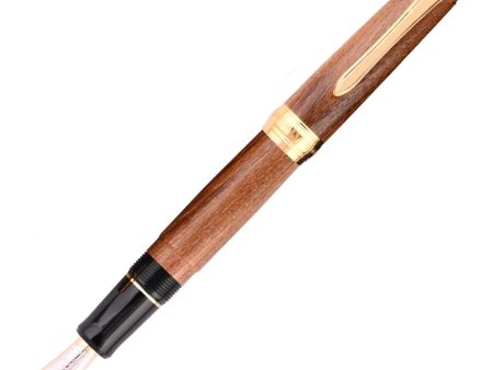 Pilot Custom Enju Wood Fountain Pen - Brown GT Discount