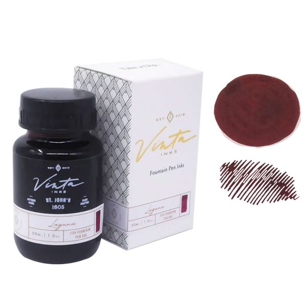 Vinta Heritage Collection St. John s Ink Bottle, Brown - 30ml Sale