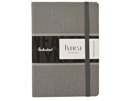 Scholar Lynea Grey Notebook - A5, Ruled Sale