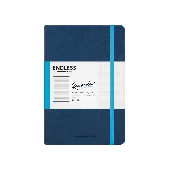 Endless Recorder Deep Ocean Regalia Notebook - A5, Ruled For Sale