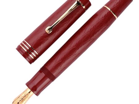 Leonardo MZ Grande Audace Art Nouveau No.6 Fountain Pen - Red Granata GT (Limited Edition) Online