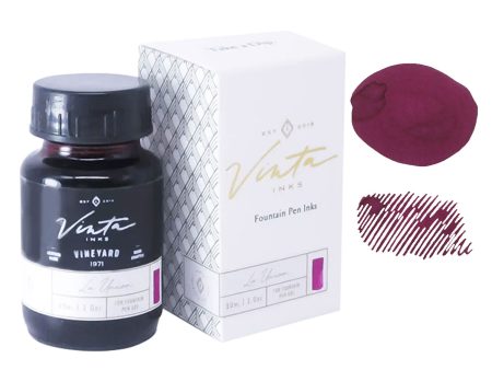 Vinta Original Collection Vineyard Ink Bottle, Red Purple - 30ml For Cheap