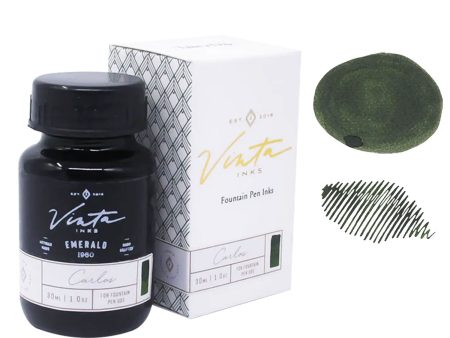 Vinta Original Collection Emerald Ink Bottle, Green - 30ml on Sale