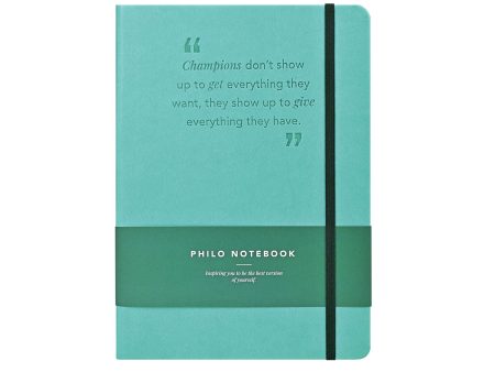 Scholar Philo Seafoam Green Notebook - A5, Ruled For Sale