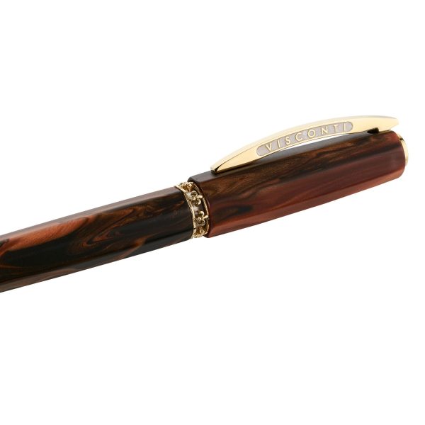 Visconti Medici Yellow Gold Ball Pen For Discount