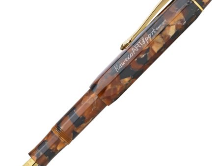 Kaweco Art Sport Fountain Pen - Hickory Brown GT Discount