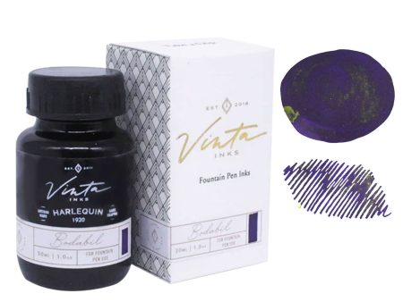 Vinta Special Collection Harlequin Ink Bottle, Purple - 30ml Sale