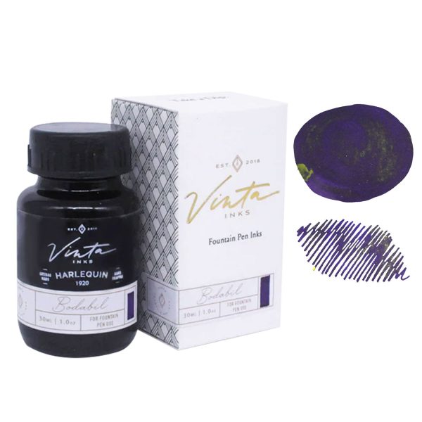 Vinta Special Collection Harlequin Ink Bottle, Purple - 30ml Sale